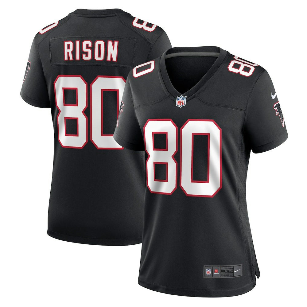 Andre Rison Atlanta Falcons Women's Retired Player Jersey - Black Jerseys
