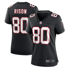 Andre Rison Atlanta Falcons Women's Retired Player Jersey - Black Jerseys