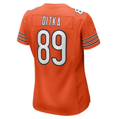 Mike Ditka Chicago Bears Women's Retired Player Jersey - Orange Jerseys