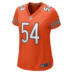 Brian Urlacher Chicago Bears Women's Retired Player Jersey - Orange Jerseys