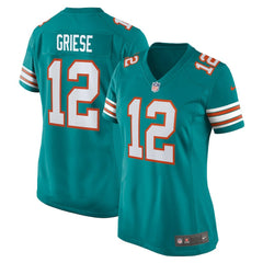 Bob Griese Miami Dolphins Women's Retired Player Jersey - Aqua Jerseys