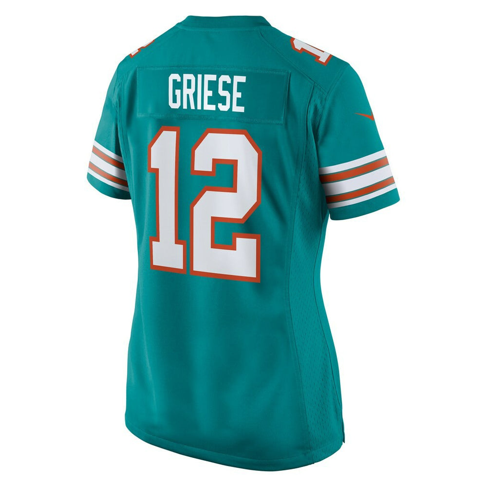 Bob Griese Miami Dolphins Women's Retired Player Jersey - Aqua Jerseys