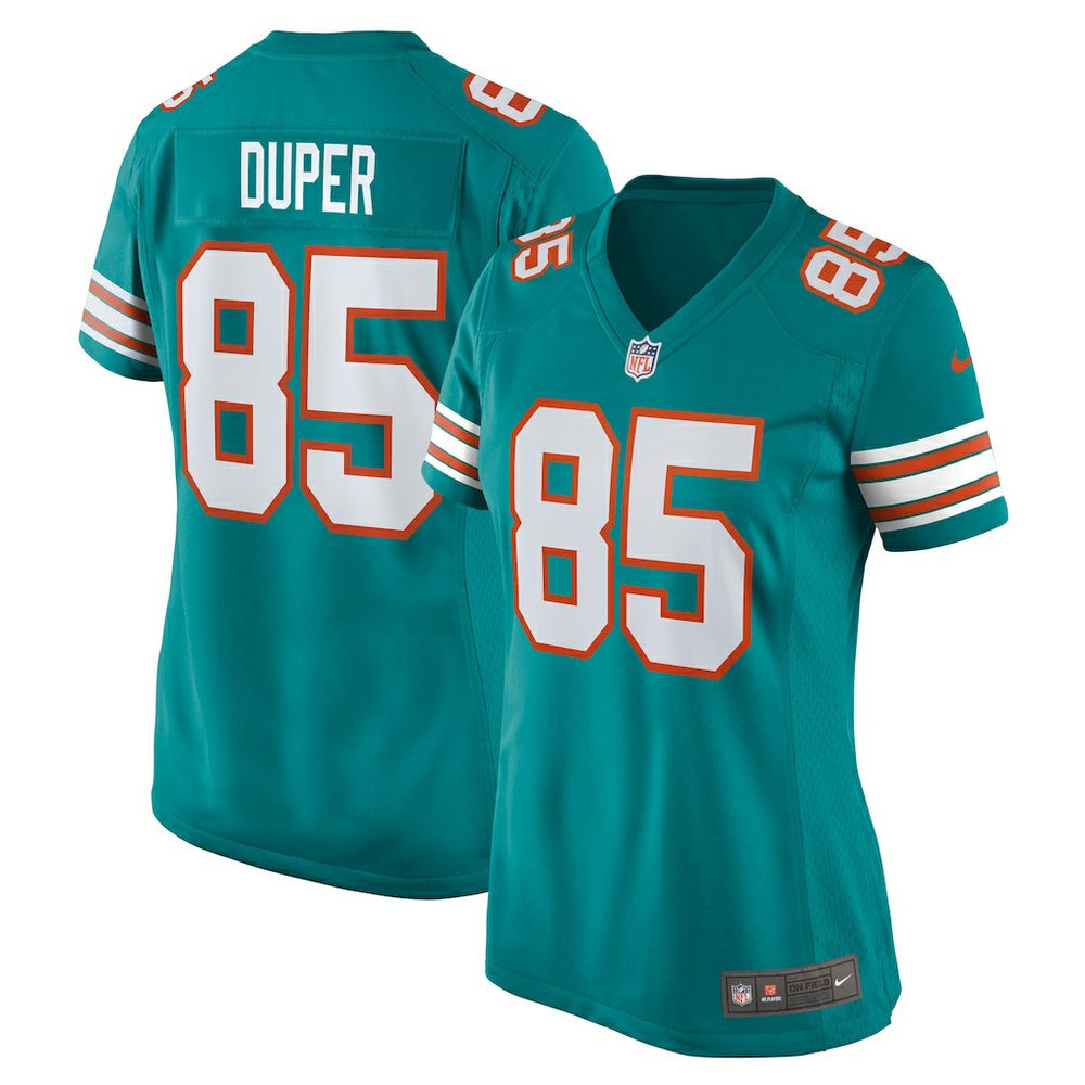 Mark Duper Miami Dolphins Women's Retired Player Jersey - Aqua Jerseys