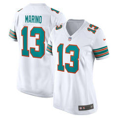 Dan Marino Miami Dolphins Women's Retired Player Jersey - White Jerseys