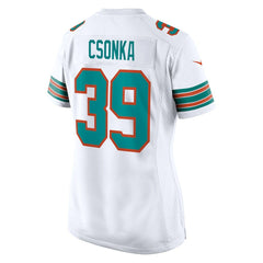 Larry Csonka Miami Dolphins Women's Retired Player Jersey - White Jerseys
