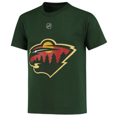 Kirill Kaprizov Minnesota Wild Youth Player Name & Number T-Shirt - Green | US 4268520
