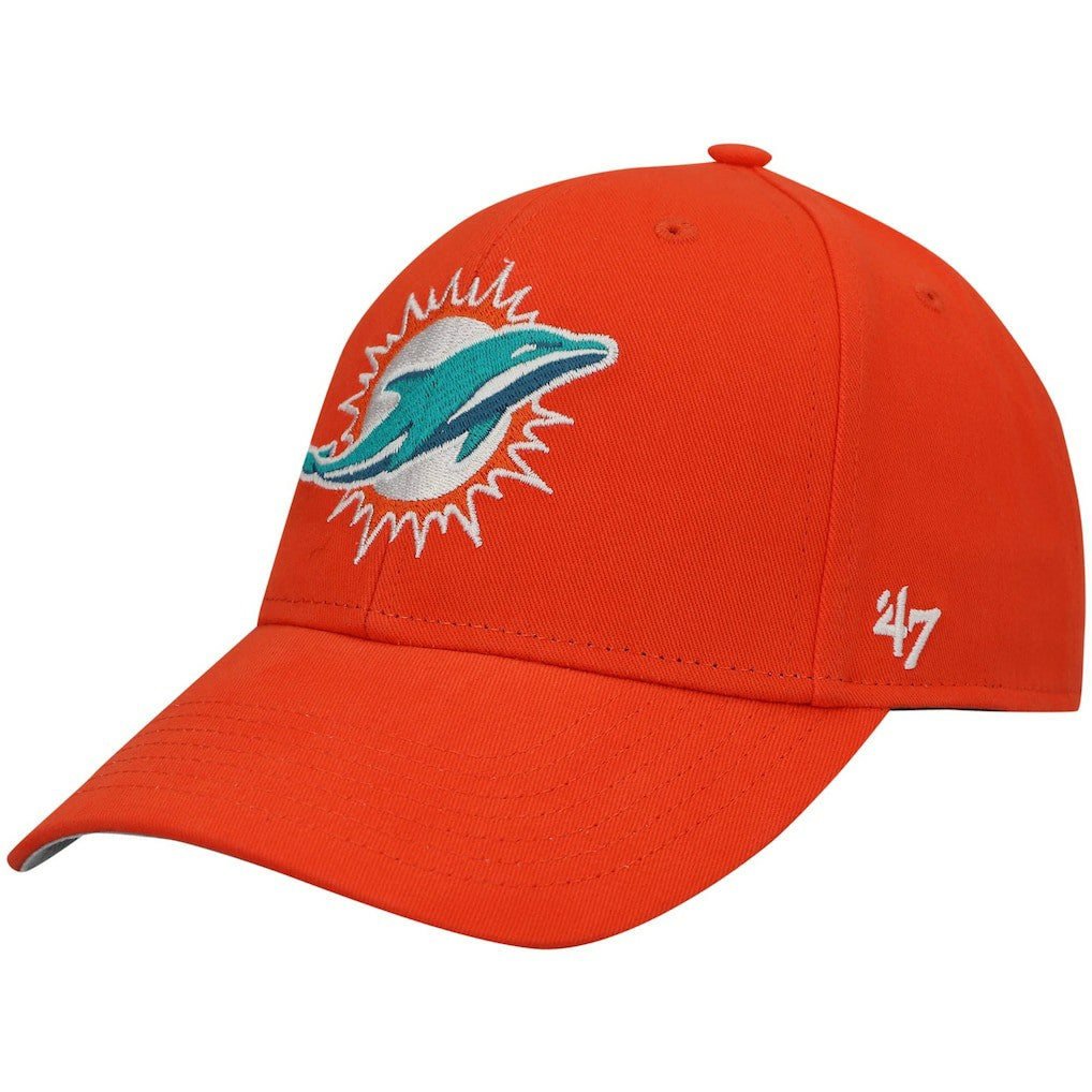 Miami Dolphins '47 Youth Secondary MVP Adjustable Hat - Orange Hats