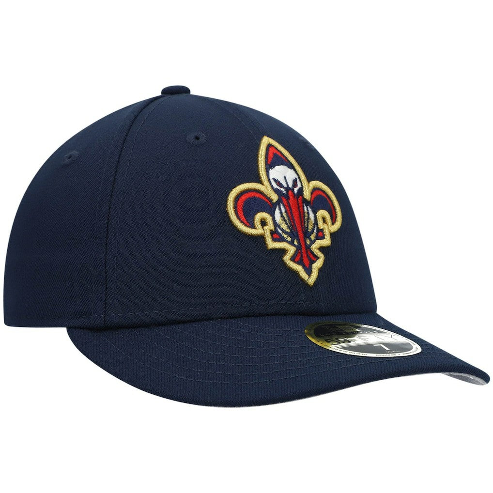 New Orleans Pelicans Team Logo Low Profile 59FIFTY Fitted Hat Navy - New Era
