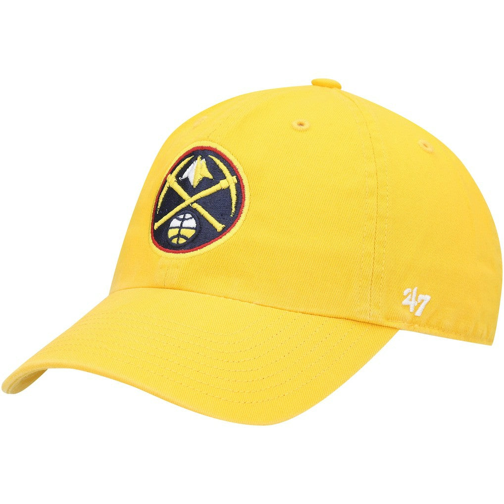 Denver Nuggets '47 Core Logo Clean Up Adjustable Hat Gold - 47 brand