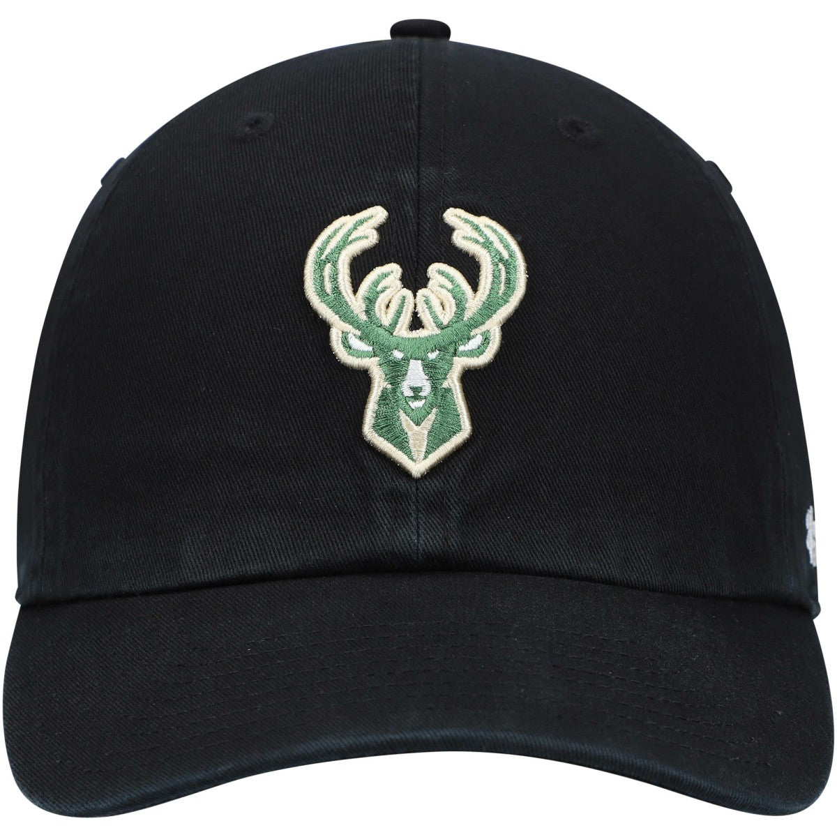 Milwaukee Bucks '47 Core Logo Clean Up Adjustable Hat Black - 47 brand outlet