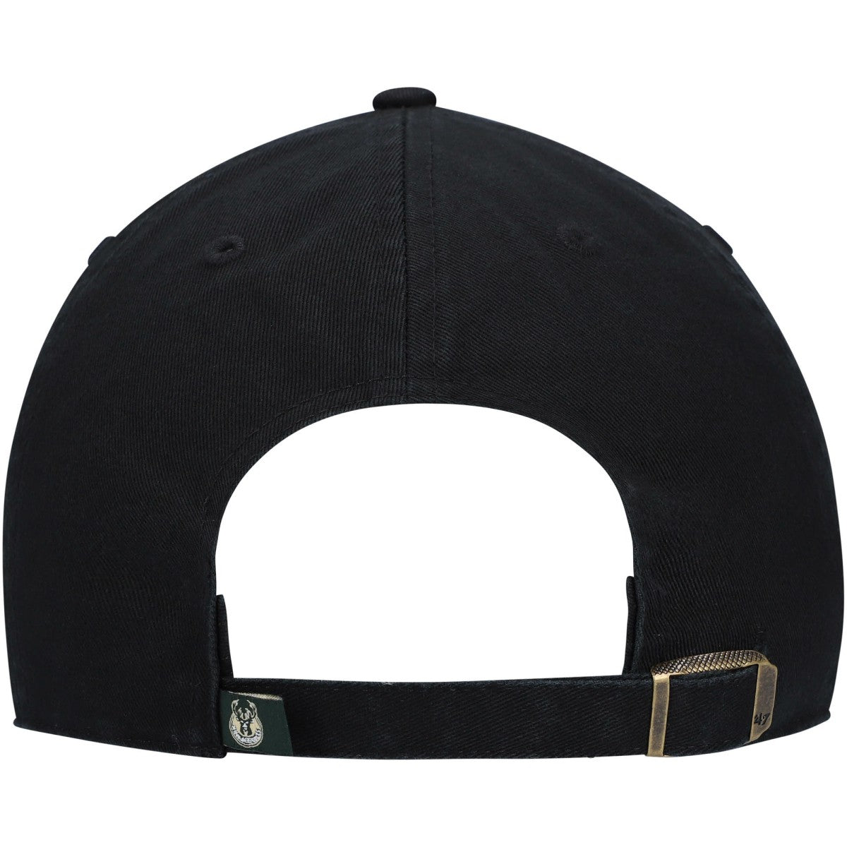Milwaukee Bucks '47 Core Logo Clean Up Adjustable Hat Black - 47 brand outlet