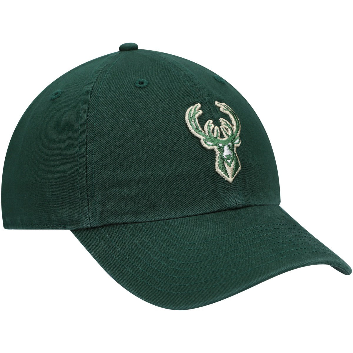 Milwaukee Bucks '47 Core Logo Clean Up Adjustable Hat Hunter Green - 47 brand