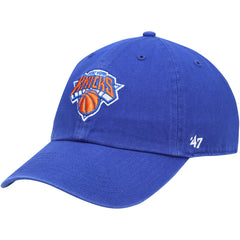 New York Knicks '47 Core Logo Clean Up Adjustable Hat Blue - 47 brand