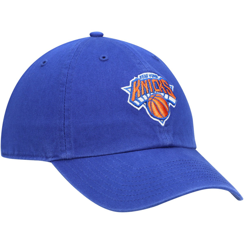 New York Knicks '47 Core Logo Clean Up Adjustable Hat Blue - 47 brand