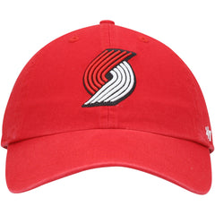 Portland Trail Blazers '47 Core Logo Clean Up Adjustable Hat Red - 47 brand