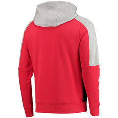 Chicago Blackhawks Starter Playoffs Color Block Full-Zip Hoodie - Red/Black | US 4270903