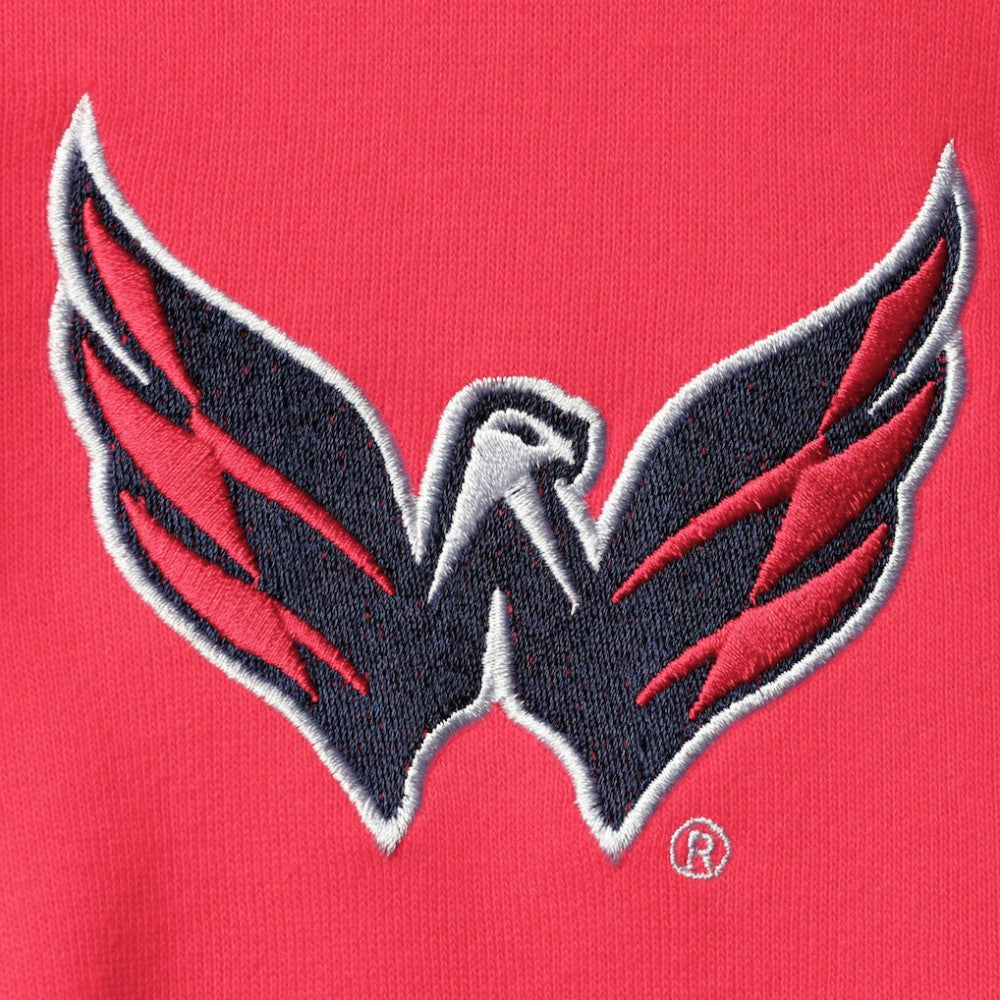 Washington Capitals Starter Playoffs Color Block Full-Zip Hoodie - Red/Navy | US 4270920