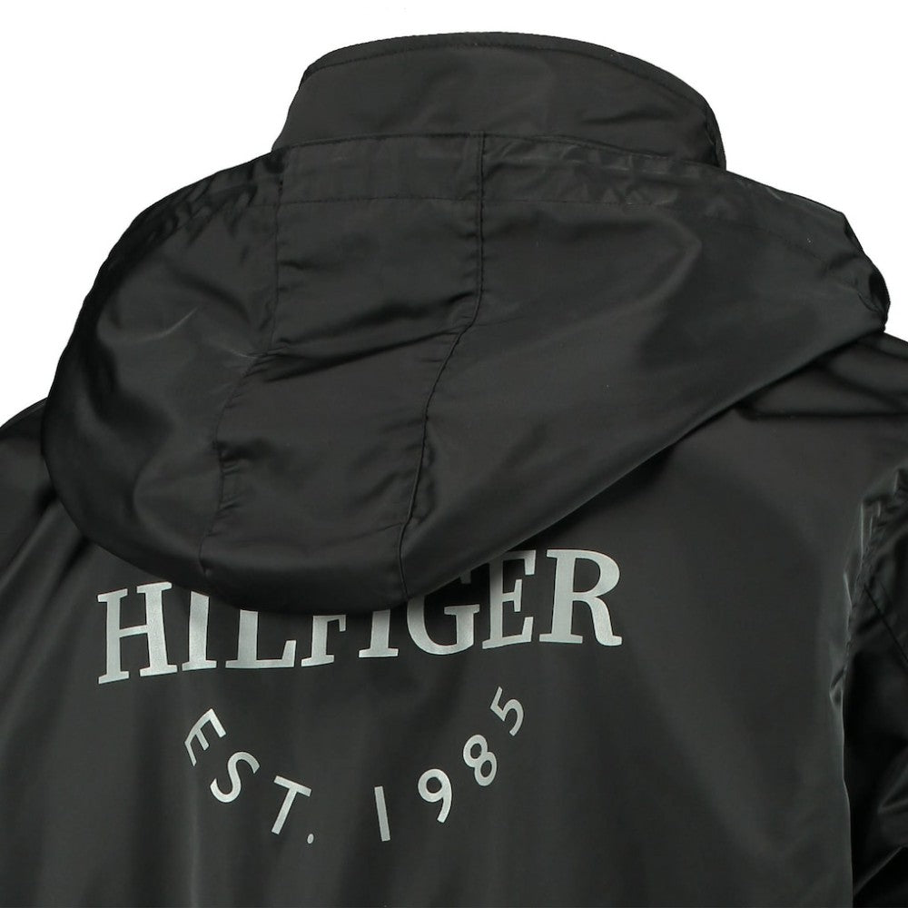 Philadelphia Flyers Tommy Hilfiger Anorak Quarter-Zip Hoodie Jacket - Black/Gray | US 4271043