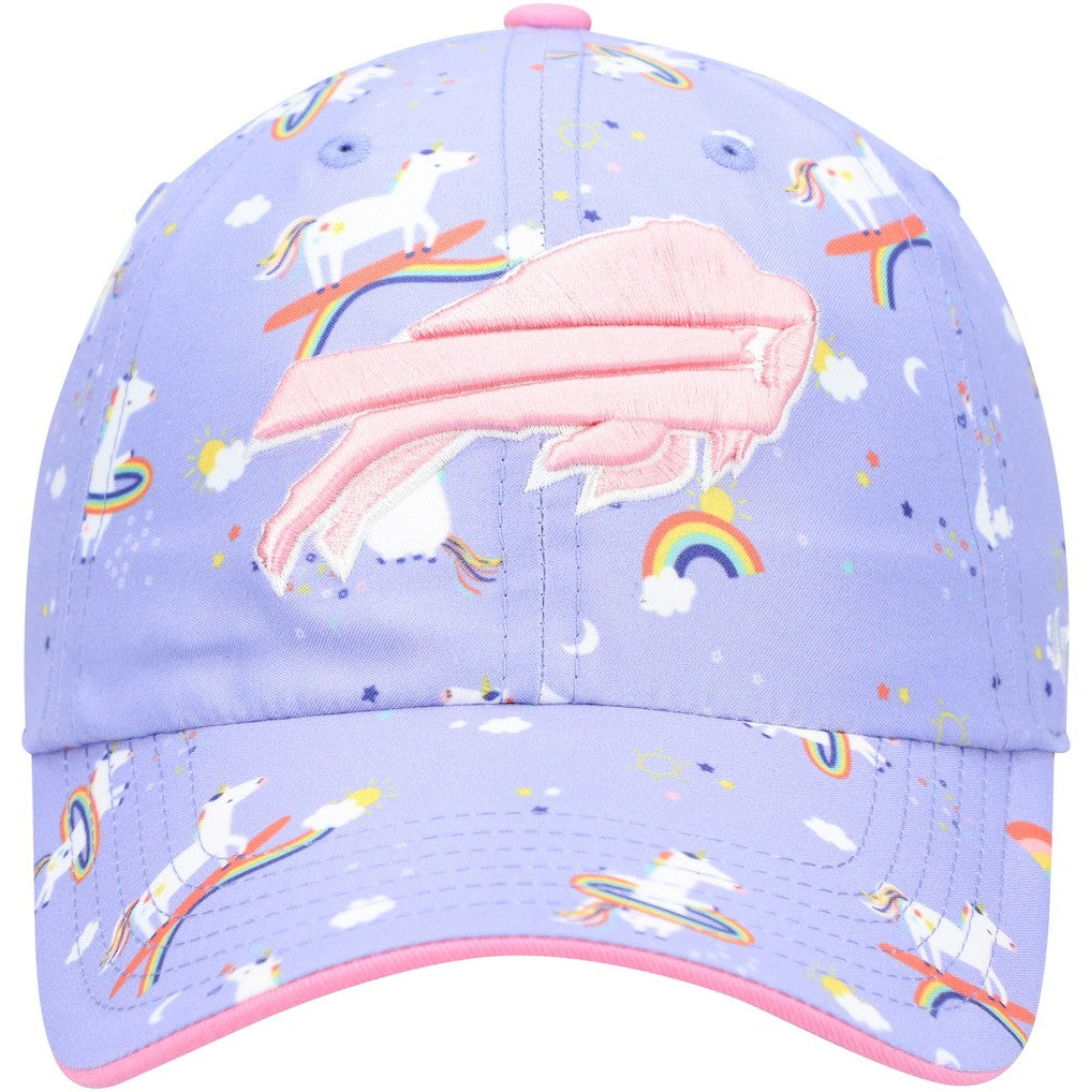 Buffalo Bills '47 Girls Preschool Unicorn Clean Up Adjustable Hat - Purple Hats