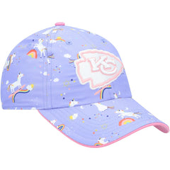 Kansas City Chiefs '47 Girls Preschool Unicorn Clean Up Adjustable Hat - Purple Hats