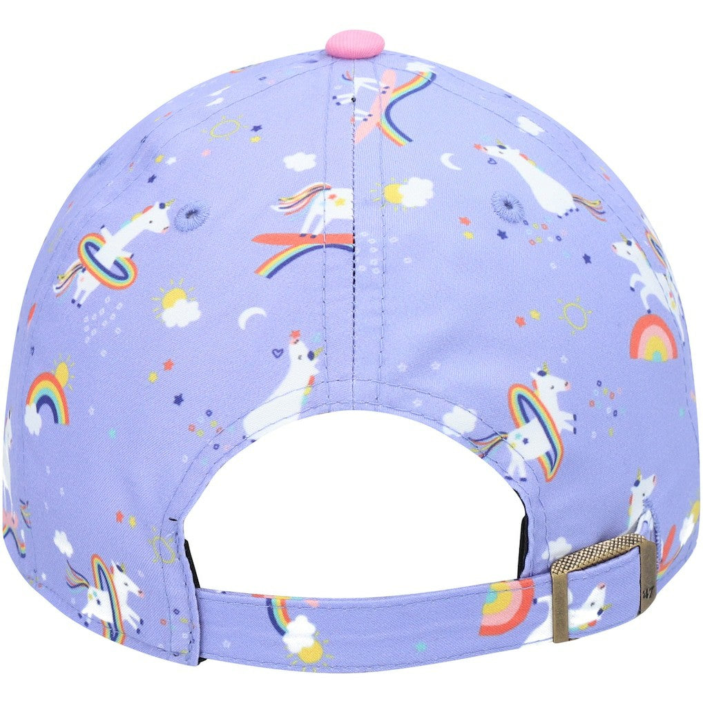 Kansas City Chiefs '47 Girls Preschool Unicorn Clean Up Adjustable Hat - Purple Hats