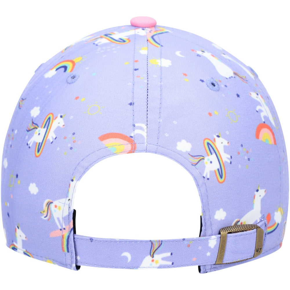 Green Bay Packers '47 Girls Preschool Unicorn Clean Up Adjustable Hat - Purple Hats