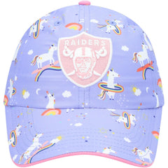 Las Vegas Raiders '47 Girls Preschool Unicorn Clean Up Adjustable Hat - Purple Hats