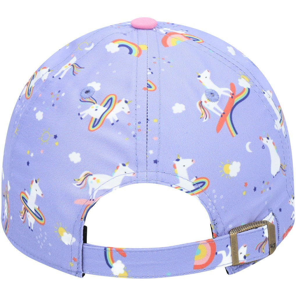 Las Vegas Raiders '47 Girls Preschool Unicorn Clean Up Adjustable Hat - Purple Hats