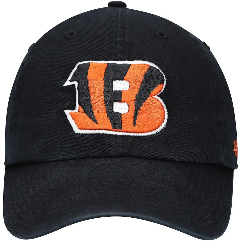 Cincinnati Bengals '47 Youth Logo Clean Up Adjustable Hat - Black Hats