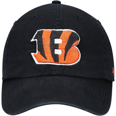 Cincinnati Bengals '47 Youth Logo Clean Up Adjustable Hat - Black Hats