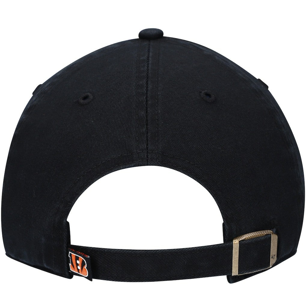 Cincinnati Bengals '47 Youth Logo Clean Up Adjustable Hat - Black Hats