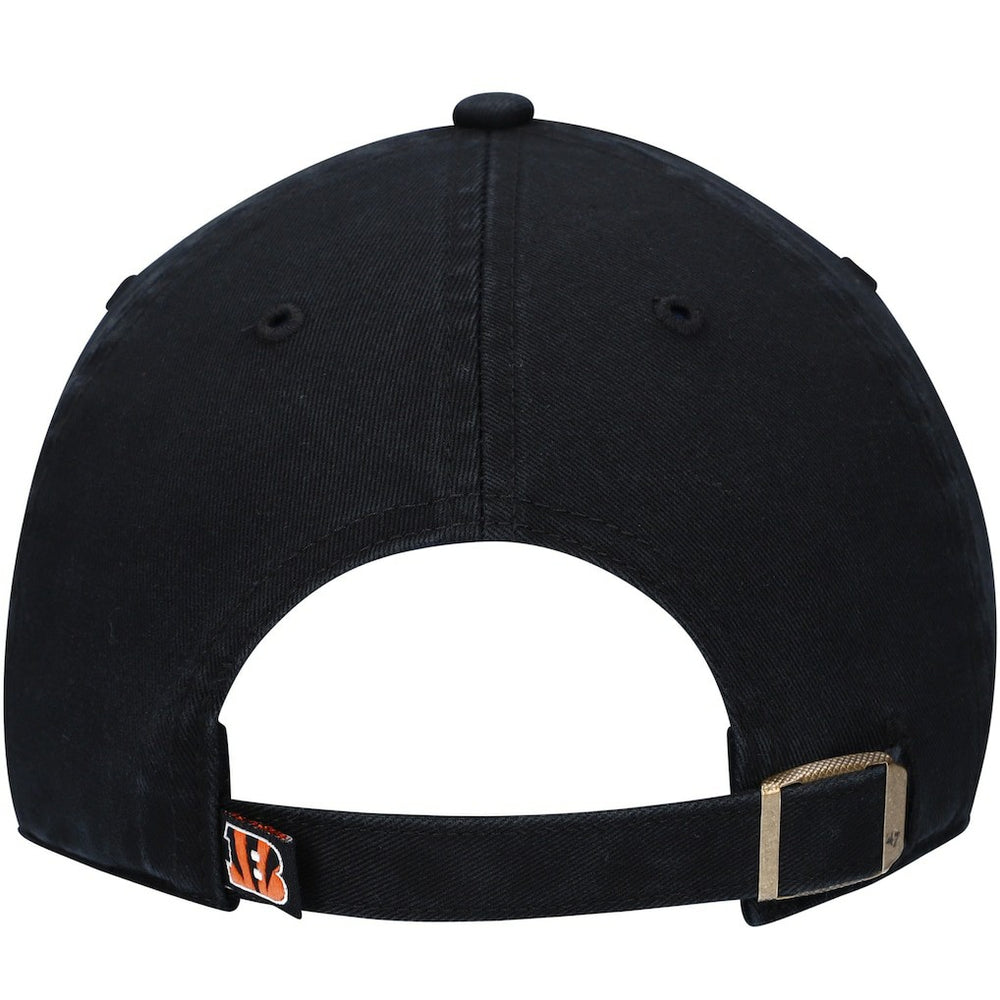 Cincinnati Bengals '47 Youth Logo Clean Up Adjustable Hat - Black Hats