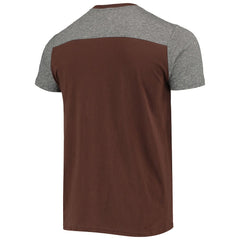 Cleveland Browns Majestic Threads Field Goal Slub T-Shirt - Brown/Gray T-shirts