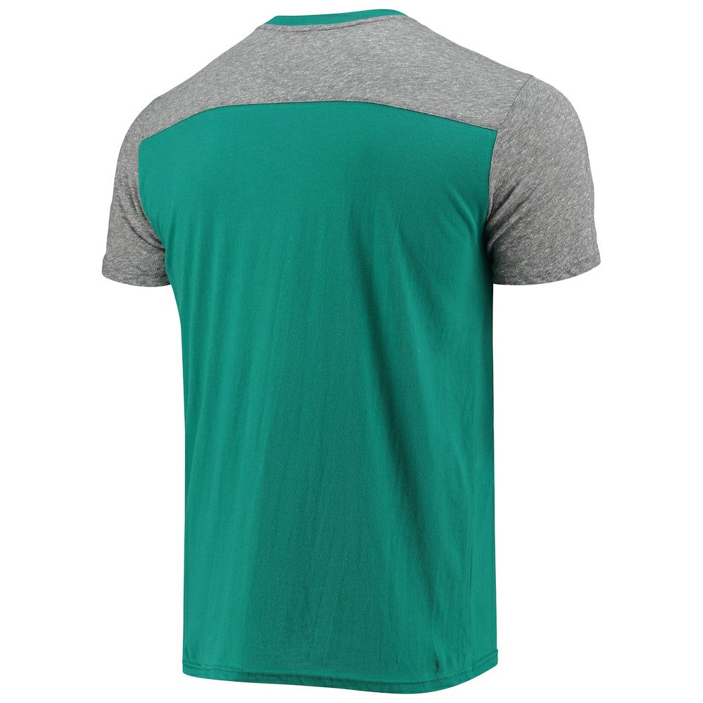 Miami Dolphins Majestic Threads Field Goal Slub T-Shirt - Aqua/Gray T-shirts