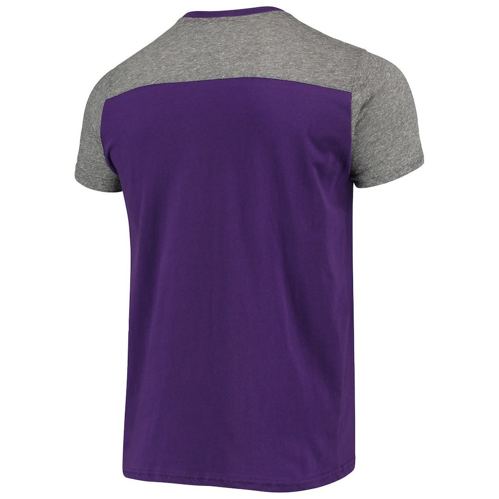 Minnesota Vikings Majestic Threads Field Goal Slub T-Shirt - Purple/Gray T-shirts