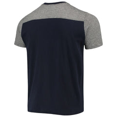 New England Patriots Majestic Threads Field Goal Slub T-Shirt - Navy/Gray T-shirts