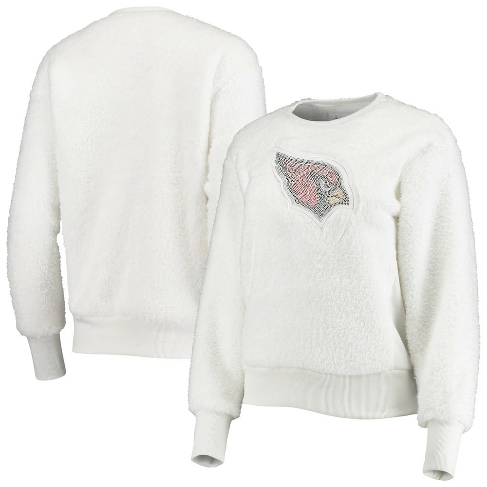 Arizona Cardinals Touch Women's Milestone Tracker Pullover Sweatshirt - White Pullover