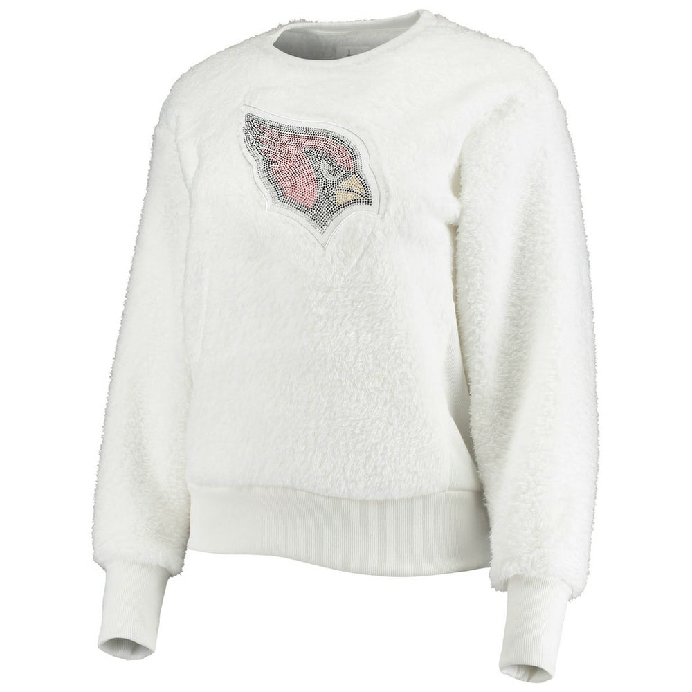 Arizona Cardinals Touch Women's Milestone Tracker Pullover Sweatshirt - White Pullover