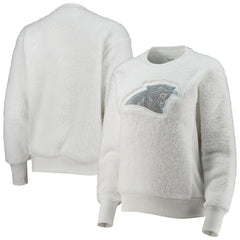 Carolina Panthers Touch Women's Milestone Tracker Pullover Sweatshirt - White Pullover