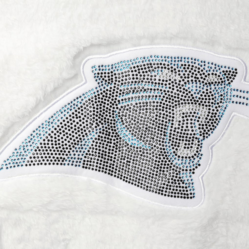 Carolina Panthers Touch Women's Milestone Tracker Pullover Sweatshirt - White Pullover