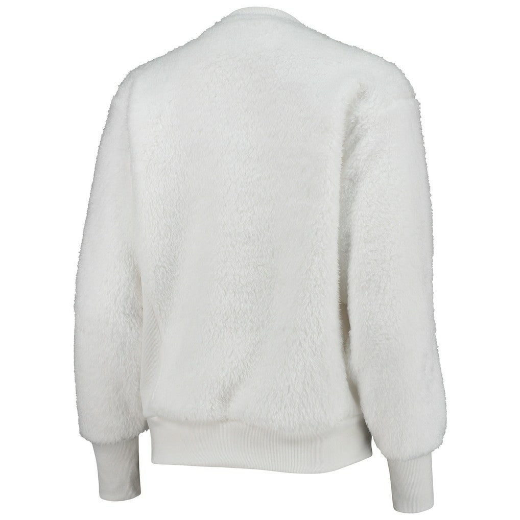 Carolina Panthers Touch Women's Milestone Tracker Pullover Sweatshirt - White Pullover