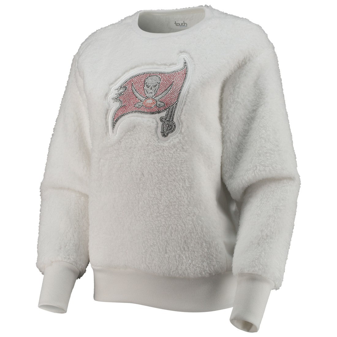 Tampa Bay Buccaneers Touch Women's Milestone Tracker Pullover Sweatshirt - White Pullover