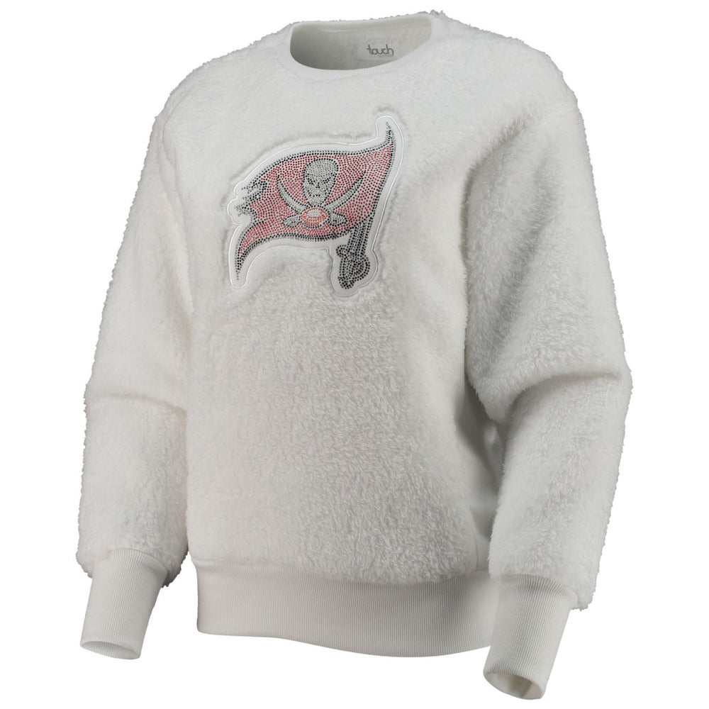Tampa Bay Buccaneers Touch Women's Milestone Tracker Pullover Sweatshirt - White Pullover