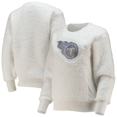 Tennessee Titans Touch Women's Milestone Tracker Pullover Sweatshirt - White Pullover