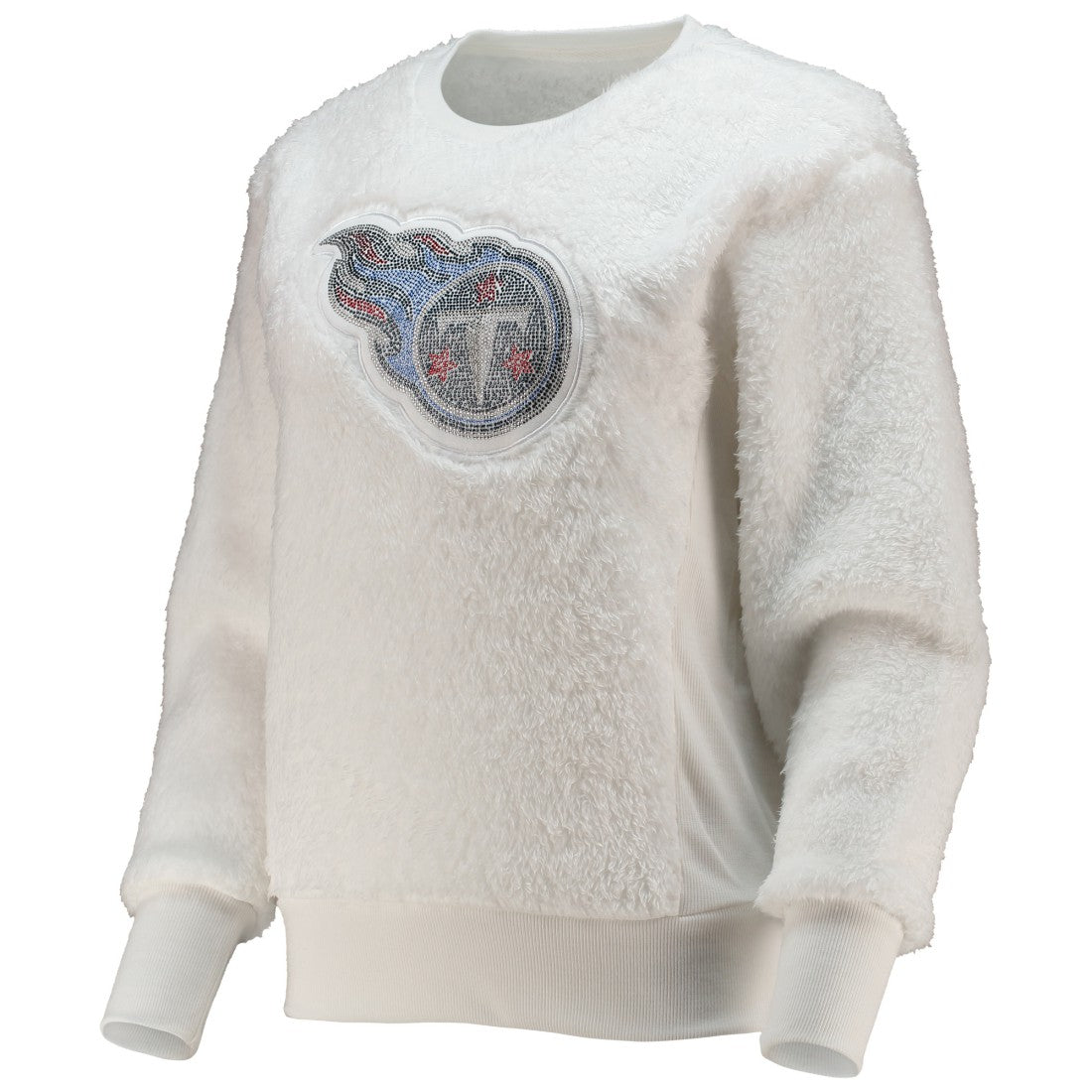 Tennessee Titans Touch Women's Milestone Tracker Pullover Sweatshirt - White Pullover