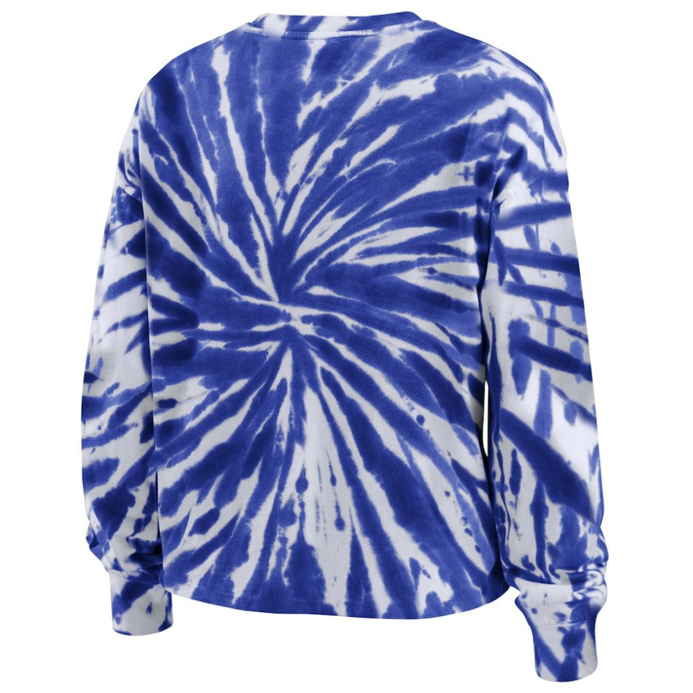Montreal Canadiens WEAR by Erin Andrews Women's Tie-Dye Long Sleeve T-Shirt - Navy | US 4272645