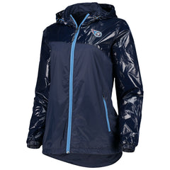 Tennessee Titans G-III 4Her by Carl Banks Women's Double-Coverage Full-Zip Hoodie Jacket - Navy Hoodies