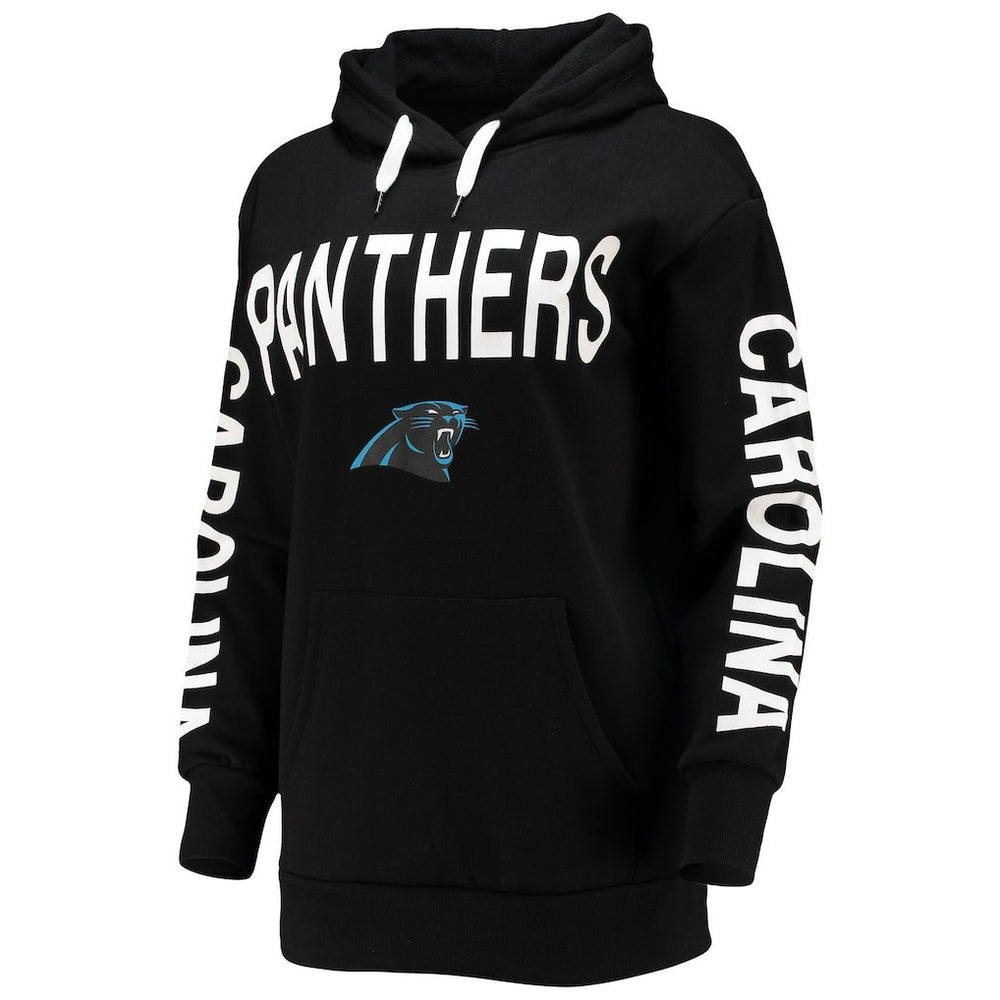 Carolina Panthers G-III 4Her by Carl Banks Women's Extra Point Pullover Hoodie - Black Hoodies