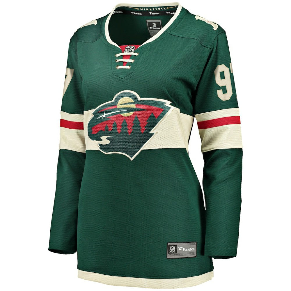 Kirill Kaprizov Minnesota Wild Fanatics Women's Home Breakaway Replica Jersey - Green | US 4274578