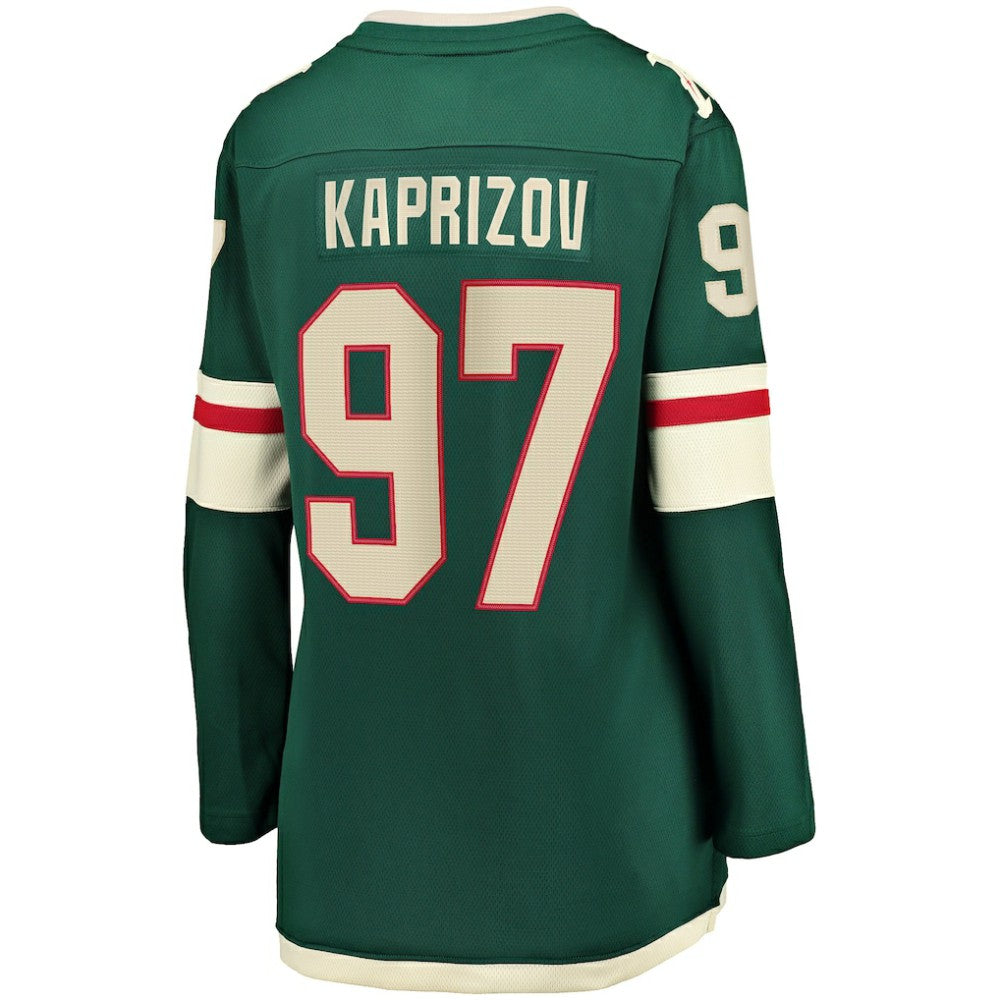 Kirill Kaprizov Minnesota Wild Fanatics Women's Home Breakaway Replica Jersey - Green | US 4274578